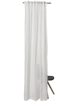 Vorhang Mit Gardinenband, Natur 8 Vorhang Mit Gardinenband, Natur -KIBEK Verkäufe Emely Gardine verdeckteSchlaufe beige Natur 140x245 pla2