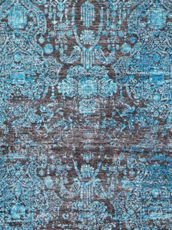 Vintage-Teppich, Ocean -KIBEK Verkäufe Escape VintageTeppich Blau Ocean 160x230 lup