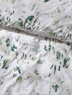 Bettwäsche, Salbeigrün -KIBEK Verkäufe Evergreen Bettwaesche Gruen Salbeigruen 135x200 lup