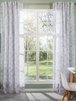 Vorhang Mit Gardinenband, Rose