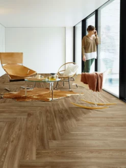 Vinylboden, Eiche Dunkel