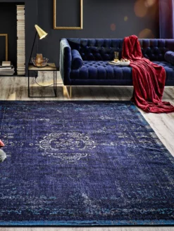 Vintage-Teppich, Blue Night