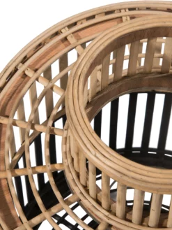 Laterne, Beige/Schwarz 8 Laterne, Beige/Schwarz -KIBEK Verkäufe Fargosa Laterne Beige BeigeSchwarz 31x31x39 lup1