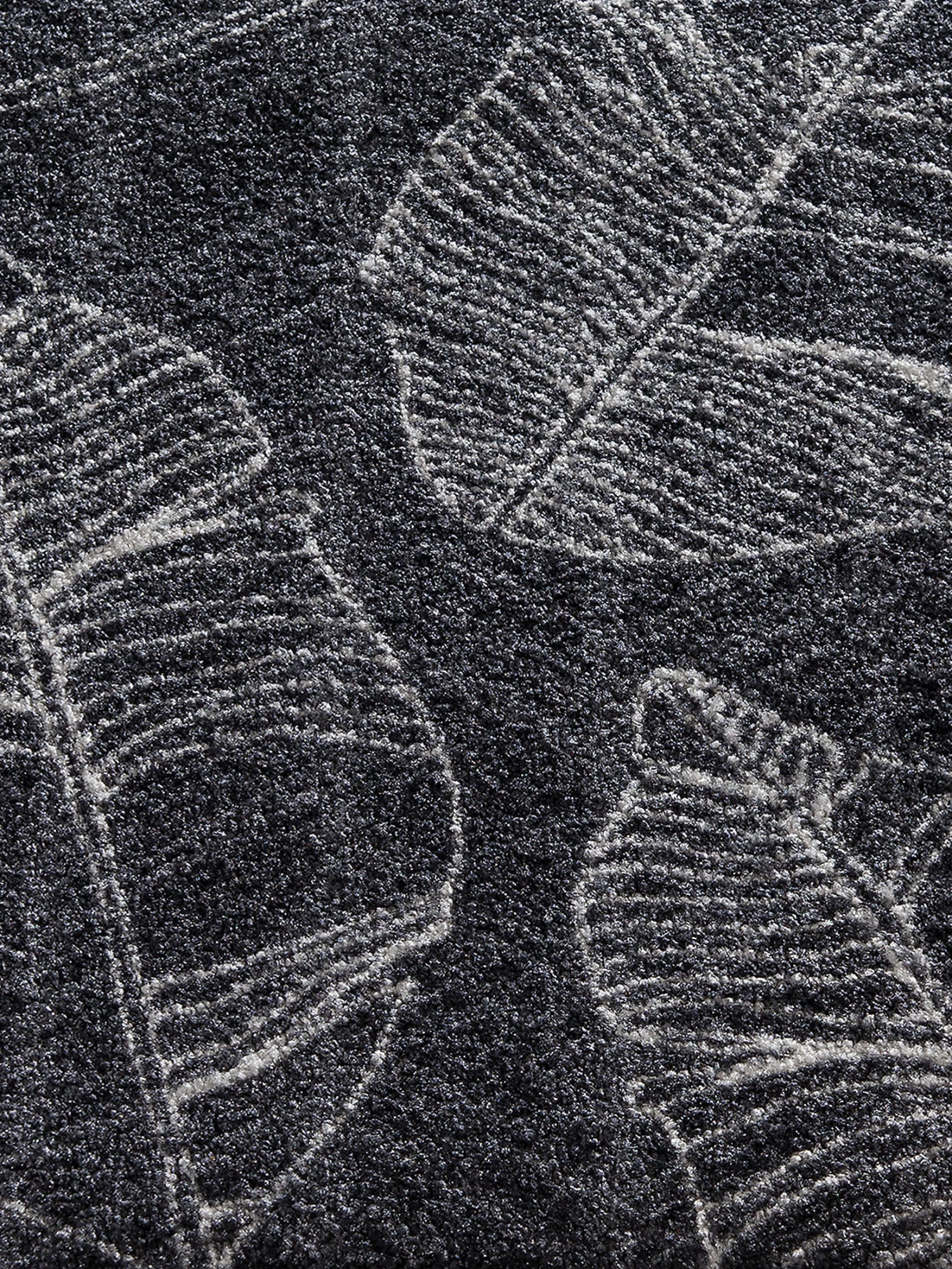 Fußmatte, Leaves Line Anthrazit 5 Fußmatte, Leaves Line Anthrazit – Bild 3