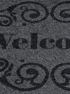Fußmatte, Welcome Grey -KIBEK Verkäufe Fashion FuC39Fmatte Grau WelcomeGrey 50x80 lup