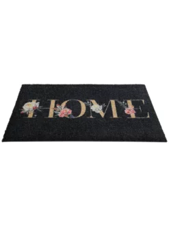 Fußmatte, Home Flowers -KIBEK Verkäufe Fashion Fussmatte schwarz HomeFlowers 50x80 fper