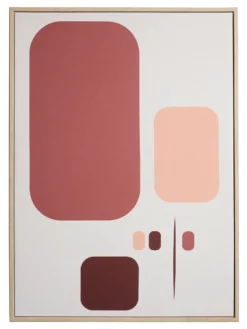 Leinwand Druck, Orange -KIBEK Verkäufe Finca Leinwandbild Mehrfarbig Multicolor 50x70 02 pla