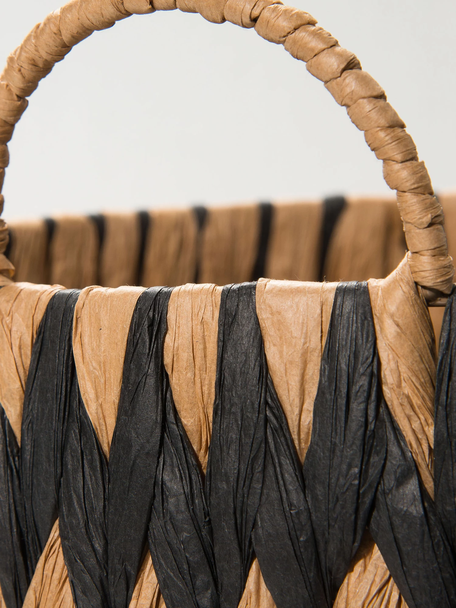 Korb, Schwarz/Natur 4 Korb, Schwarz/Natur – Bild 2