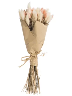 Trockenblume, Beige/Rosa -KIBEK Verkäufe Flowerbouquet Trockenblume Rosa BeigeRosa 40 pla2