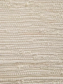 Baumwoll-Teppich, White -KIBEK Verkäufe Froesunda BaumwollTeppich Creme White 170x240 lup