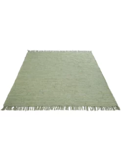 Baumwoll-Teppich, Green -KIBEK Verkäufe Froesunda BaumwollTeppich Hellgruen Green 170x240 fper