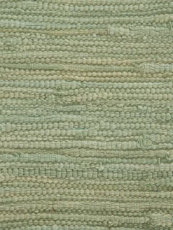 Baumwoll-Teppich, Green -KIBEK Verkäufe Froesunda BaumwollTeppich Hellgruen Green 170x240 lup