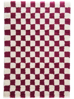 Titelseite -KIBEK Verkäufe Gambit ModernerTeppich Dunkelrot Bordeaux 160x230 pla