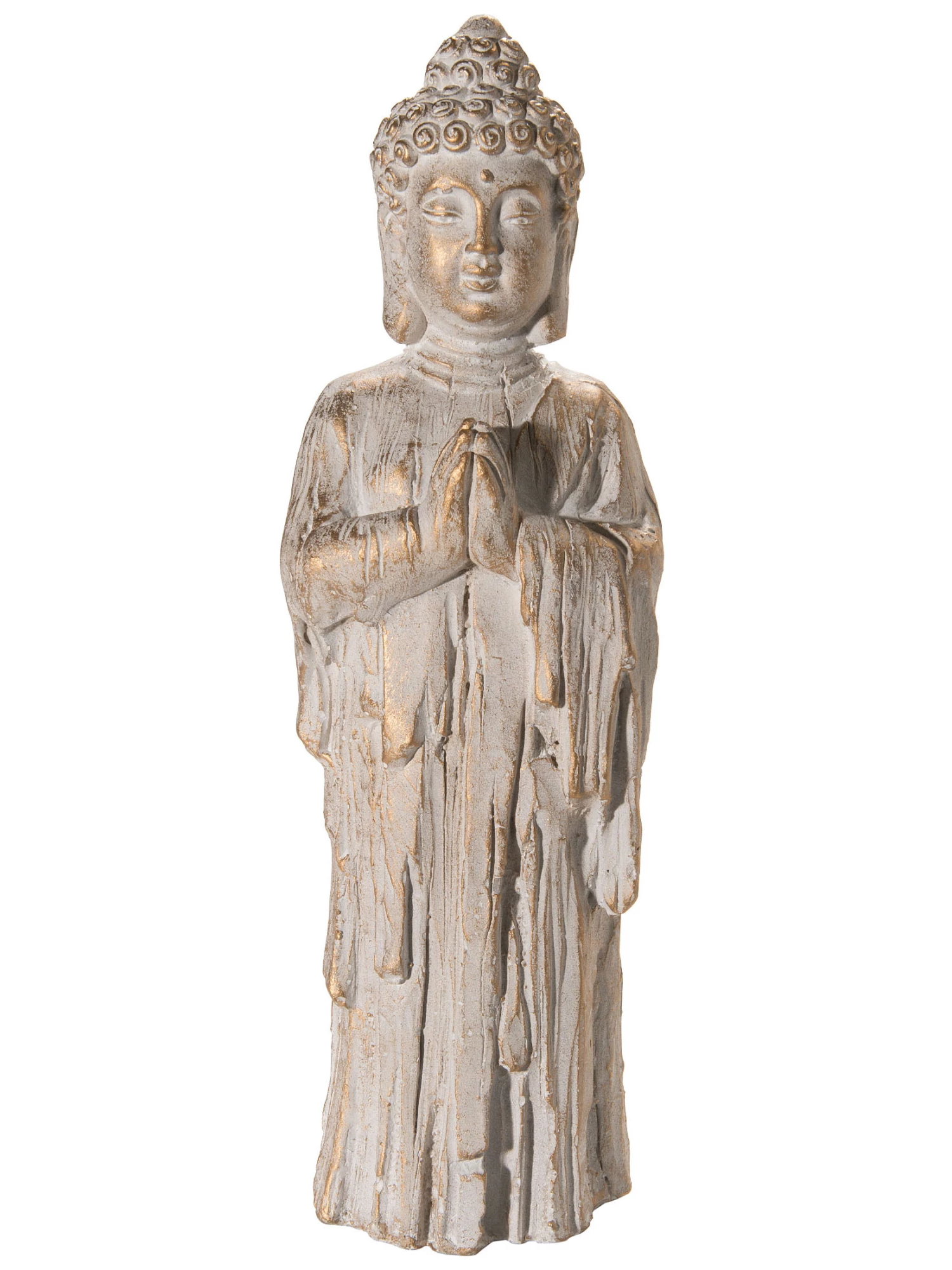 Figur, Weiss/Gold 3 Figur, Weiss/Gold