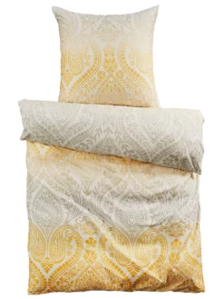 Bettwäsche, Sonnengelb -KIBEK Verkäufe GoldenGrace Bettwaesche gelb Sonnengelb 135x200 pla