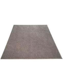 Uni-Teppich, Taupe -KIBEK Verkäufe Hardy Hochflorteppich Braun Taupe 160x230 fper