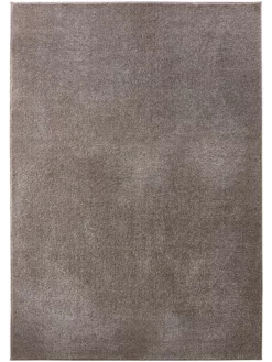 Uni-Teppich, Taupe -KIBEK Verkäufe Hardy Hochflorteppich Braun Taupe 160x230 pla