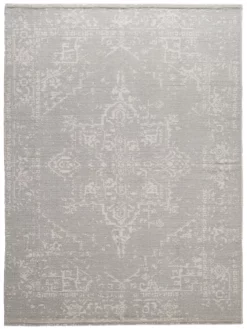 Baumwoll-Teppich, Vintage Grey -KIBEK Verkäufe Henfield FlachgewebeTeppich Grau VintageGrey 170x240 pla
