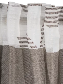 Vorhang Mit Gardinenband, Mokka -KIBEK Verkäufe Henriette VerdeckteSchlaufe Braun Mokka 140x245 lup1