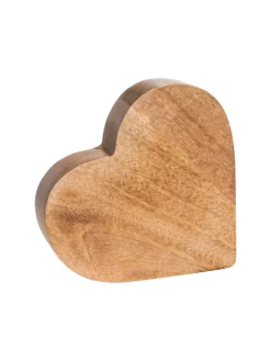 Objekt, Braun -KIBEK Verkäufe HerzWoody Objekt Braun 20x19 per