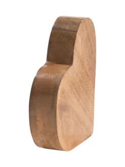 Objekt, Braun -KIBEK Verkäufe HerzWoody Objekt Braun 20x19 per2