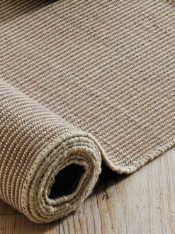 Flachgewebe-Teppich, Devon -KIBEK Verkäufe Hoegland Handwebteppich braun devon lup