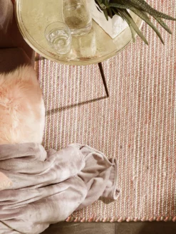 Woll-Teppich, Coral Red