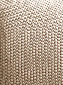 Strickkissen, Rainy Day -KIBEK Verkäufe Hygge Sofakissen beige rainyday lup