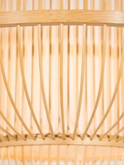 Hängeleuchte, Bambus 12 Hängeleuchte, Bambus -KIBEK Verkäufe Imari Pendelleuchte Beige Bambus 42x42x40 lup