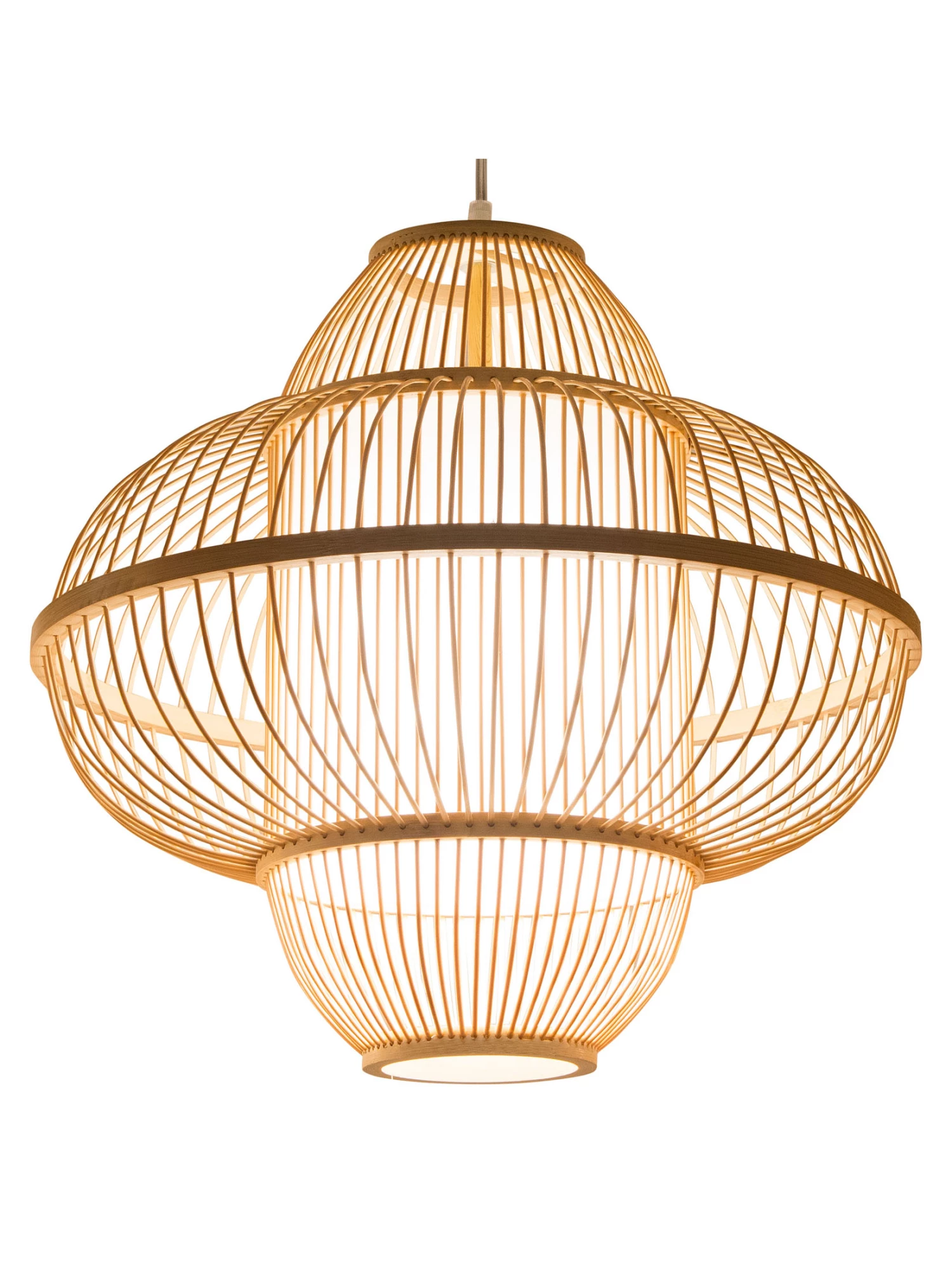 Hängeleuchte, Bambus 4 Hängeleuchte, Bambus – Bild 2