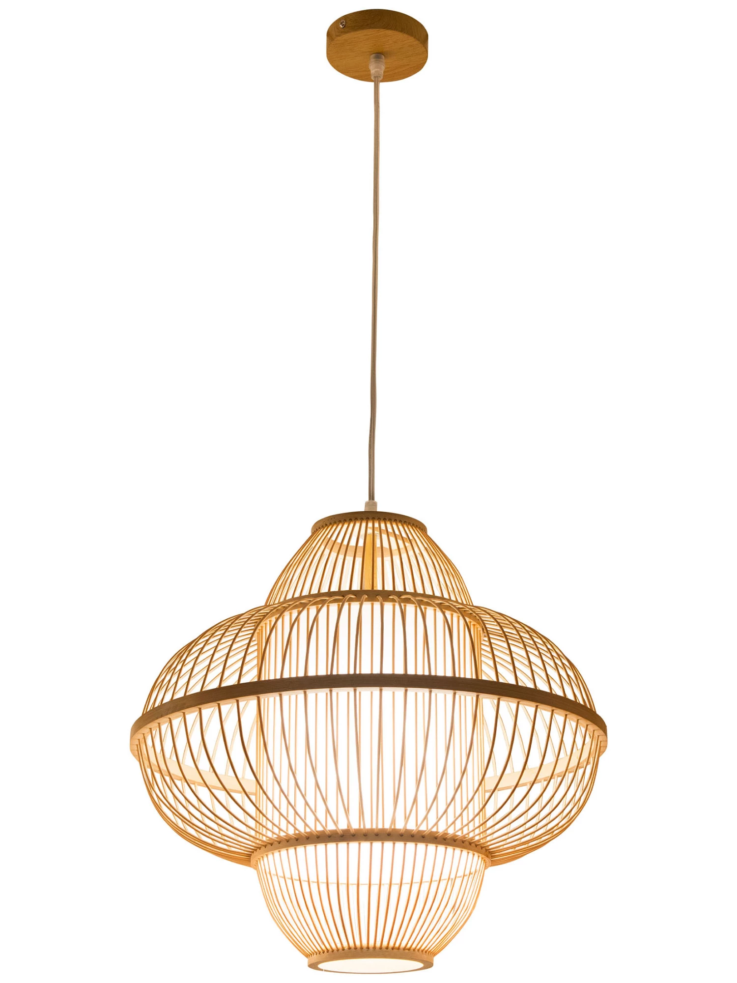 Hängeleuchte, Bambus 5 Hängeleuchte, Bambus – Bild 3
