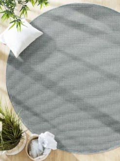 Outdoor-Teppich, Perlgrau