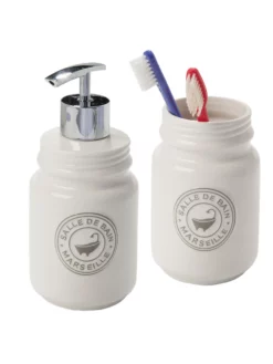 Seifenspender, Weiss -KIBEK Verkäufe Inga Set Weiss per