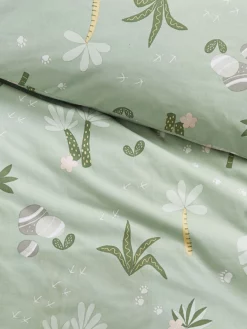 Kinderbettwäsche, Jungle Green 9 Kinderbettwäsche, Jungle Green -KIBEK Verkäufe JungleFever Bettwaesche Gruen JungleGreen 135x200 lup