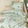 Kinderbettwäsche, Jungle Green -KIBEK Verkäufe JungleFever Bettwaesche Gruen JungleGreen 135x200 mil