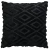 Kissen, Schwarz 2 Kissen, Schwarz -KIBEK Verkäufe Kalani Kissen Schwarz 45x45 pla