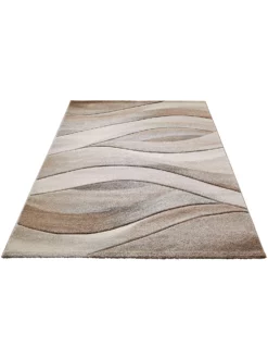 Moderner Teppich, Mandel 12 Moderner Teppich, Mandel -KIBEK Verkäufe Kaleidoskop ModernerTeppich Braun Mandel 160x230 fper