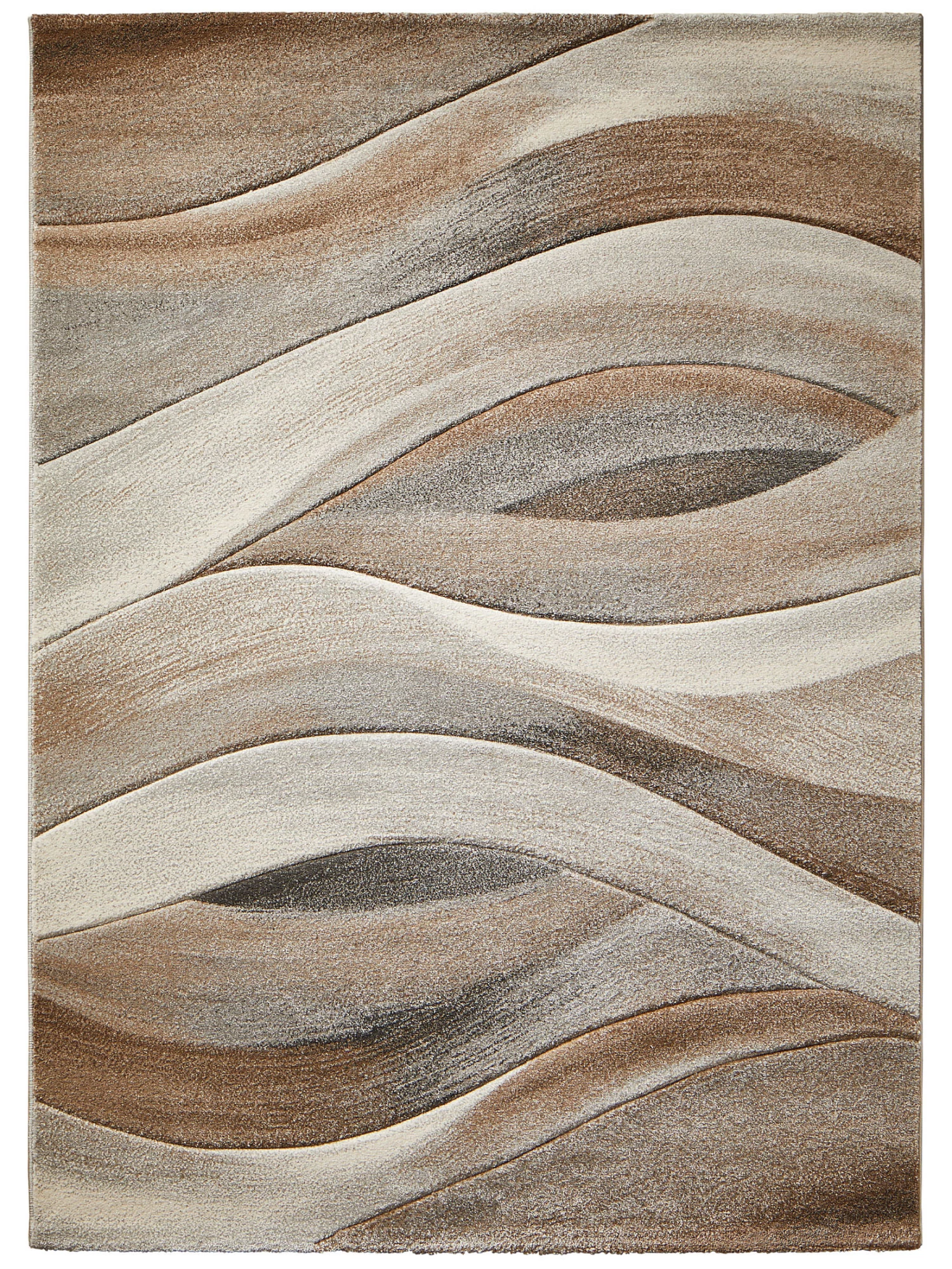 Moderner Teppich, Mandel 6 Moderner Teppich, Mandel – Bild 4