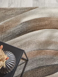 Moderner Teppich, Mandel 10 Moderner Teppich, Mandel -KIBEK Verkäufe Kaleidoskop ModernerTeppich Braun Mandel 160x230 spar