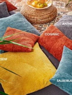 Kissen, Senf -KIBEK Verkäufe Kalle Sofakissen div mil 1