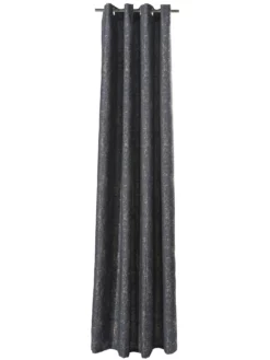 Ösenschal, Galaxy -KIBEK Verkäufe Karli Gardine Oesenschal Dunkelgrau Galaxy 140x245 pla1
