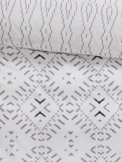 Renforcé-Bettwäsche, Offwhite -KIBEK Verkäufe Kiano Bettwaesche Weiss Offwhite 135x200 lup