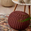 Pouf, Sweet Home Brown 1 Pouf, Sweet Home Brown -KIBEK Verkäufe Kiruna Sitzpouf braun sweethomebrown rund mil