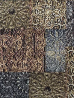 Fußmatte, Tin Tile Beige -KIBEK Verkäufe KitchenPlus FuC39Fmatte grau braun TinTilebeige 50x150 lup