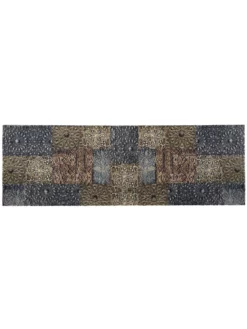 Fußmatte, Tin Tile Beige -KIBEK Verkäufe KitchenPlus FuC39Fmatte grau braun TinTilebeige 50x150 pla