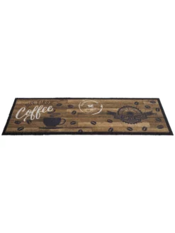 Fußmatte, Goodmorning Coffee -KIBEK Verkäufe KitchenPlus Fussmatte Braun GoodmorningCoffee 50x150 per