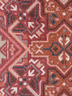 Fußmatte, Vintage Boho Kelim -KIBEK Verkäufe KitchenPlus Fussmatte Rot VintageBahoKelim 50x150 lup