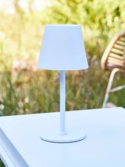 Tischleuchte, Weiss -KIBEK Verkäufe Kitsilano LEDTischleuchte Weiss 11x11x39 mil1