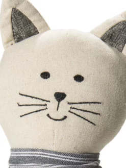 Figur, Beige -KIBEK Verkäufe Kitty Tuerstopper Beige 13x14x30 lup