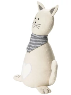 Figur, Beige -KIBEK Verkäufe Kitty Tuerstopper Beige 13x14x30 per2